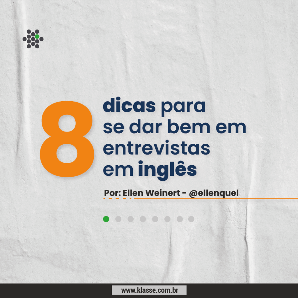 8 dicas para entrevista em inglês